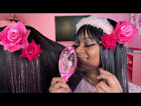 ASMR | 🌸Girl Who Is Secretly OBSESSED With You Plays With Your Hair In Class