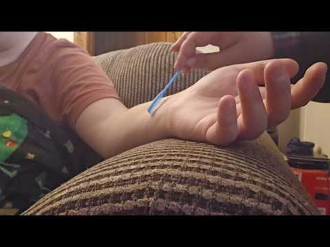✨️ ASMR Arm & Hand Attention w/Baby Comb + Light Touches (No Talking) ✨️