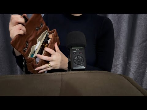 ASMR: ORGANIZANDO MINHA BOLSA 🎀