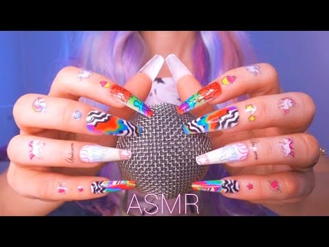 ASMR BRAIN MASSAGE🌟Mic Scratching, Mic Brushing, Plastic Wrap over Mic, Mic Tapping No Talking ASMR