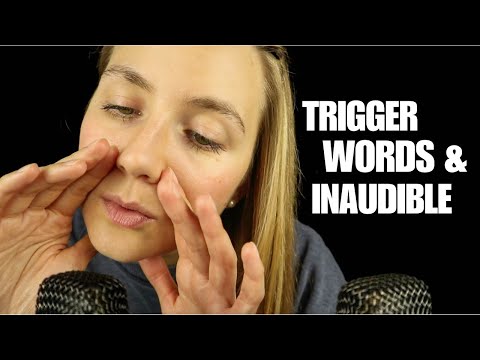 ASMR 100% Close Up DEEP Ear Trigger Words + Inaudible Whispering