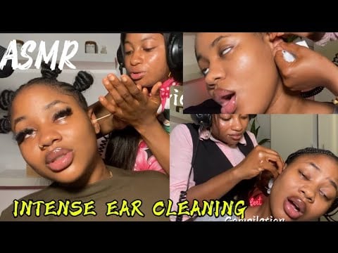 ASMR💫INTENSE EAR CLEANING| COMPILATION 
