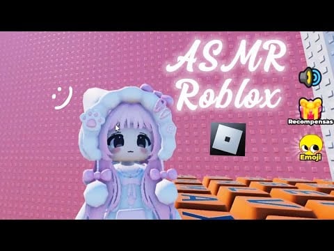 Jogando torre de ASMR no Roblox! (Mouth sounds, tapping, sussurros...)