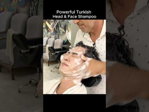 Powerful Turkish Head & Face Shampoo Massage