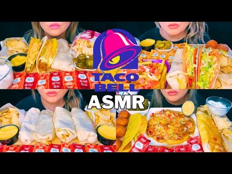 ASMR TACO BELL MUKBANG | EATING SOUNDS COMPILATION