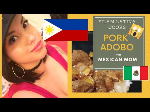 [NOT ASMR] Fil-Am Latina Cooks PORK ADOBO First Time for Mexican Mom