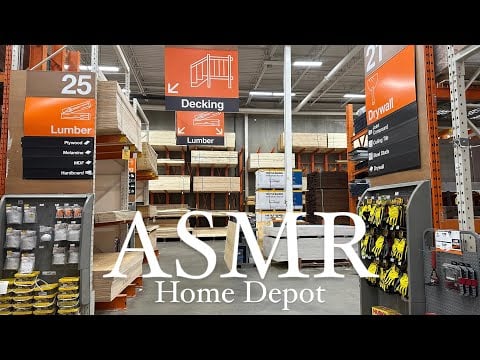 Home Depot ASMR Tapping Triggers and Tingles