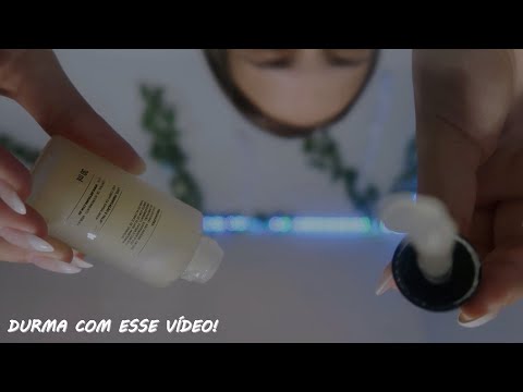 ASMR - skin care em primeira pessoa (+ sons de chuva)