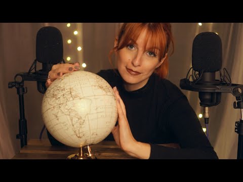 Ven A Dar La Vuelta Al Mundo Conmigo! ASMR Nombres De Países Susurrados De OREJA a OREJA