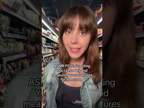 ASMR But I’m Scouting You (you’re a model) #asmrvideo #asmr #asmrsounds #asmrroleplay #shortsfeed