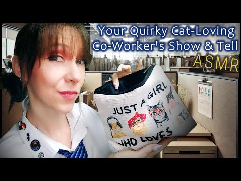 😸Cat-Loving Co-Worker Shares Quirky Office Fun 🐾 ASMR Roleplay