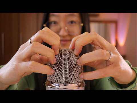 ASMR FAST & AGGRESSIVE MIC SCRATCHING + TAPPING (NO TALKING)