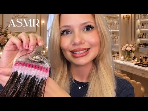 АСМР ОКРАШИВАНИЕ И СТРИЖКА В ✨ЛЮКСОВОМ✨ ПРОСТРАНСТВЕ 