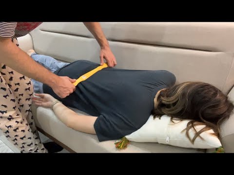 Very Relaxing ASMR for Sleep | Satisfying Low Back Massage | Head Massage and Scalp Scratching