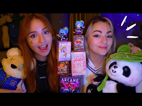 ASMR ⏾ Nouveaux triggers & Unboxing ~ Chit Chat avec @RoxaneASMR