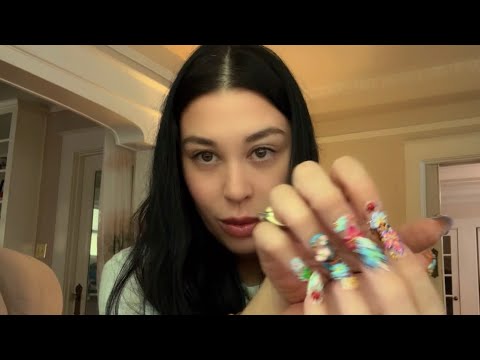 💅🏼Lofi ASMR: The ultimate trigger mix of long nails, hand movements & chaotic sounds. #asmr 