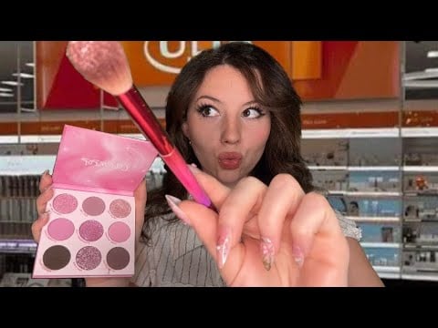 ASMR| Ulta “Makeup Artist”😳 Does Your Quick Makeup ✨👛 (ROLEPLAY)
