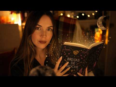 ASMR INAUDIBLE con música para DORMIR 🌙 leyendo Brujas de noche