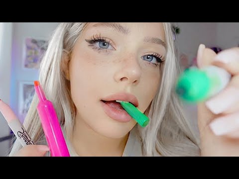 Can I Please Draw All Over You? 🥺 ASMR Up Close (Class Roleplay)