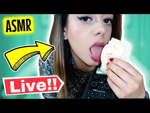 👅 ASMR EAR EATING (Ear Liking) on LIVE 🤤