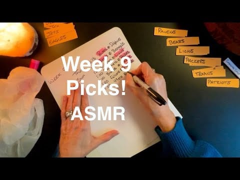ASMR NFl Week 9 Picks
