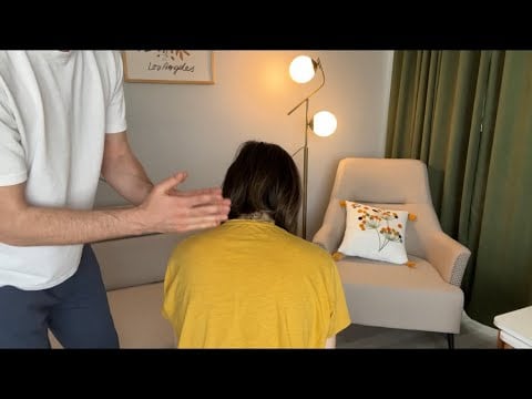Arm Massage | Head Scalp Scratching | Back Massage ASMR with Electronic Massager (No Talking)