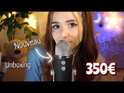 ASMR : J'ai un NOUVEAU MICRO 🌸YETI PRO 350€, Unboxing & Test