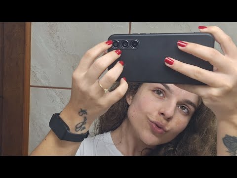 ASMR AGR3SSIV tapping and mouth sounds/ contagem regressiva, tapping na tela 