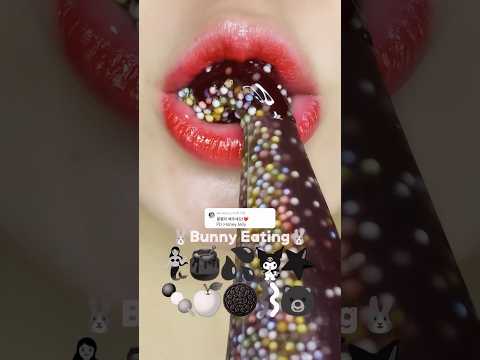 🖤🍯 Black Honey Jelly Satisfying Eating Sound | ASMR MUKBANG