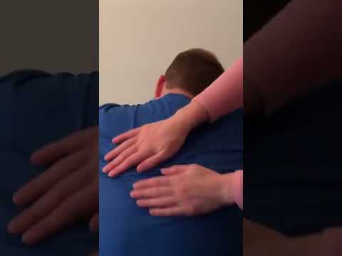 ASMR Chiropractic Back Cracking #asmrmassage #realpersonasmr #chiropractor #tingles