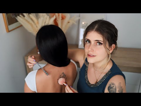 ASMR [Real Person] Nape Massage & Scalp Scratching for Sleep & Tingles (deutsch)