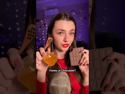 Honey or chocolate? #asmr #asmrsounds #asmrrelax #asmrsleep #relax #tingles #asmrvideo