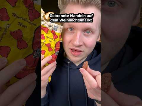 Gebrannte Mandeln auf dem Weihnachtsmarkt #asmr