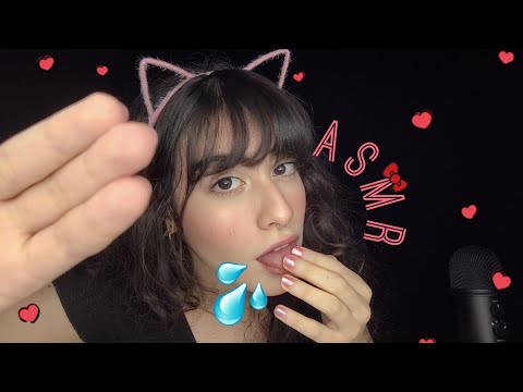 BANHO DE GATO | ASMR SPIT PAINTING 💦👄🐱