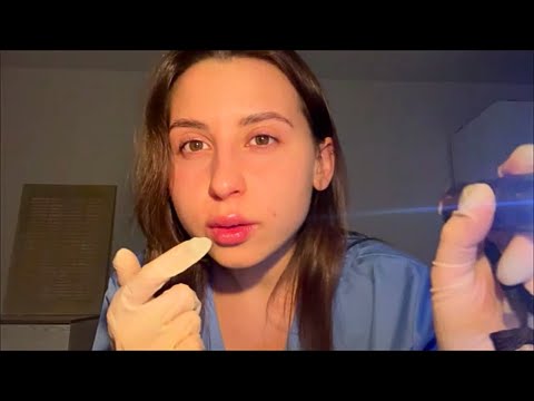 ASMR: Nurse Intense Eye Exam - Light Triggers/ Eye Drops/ Eye Cleaning