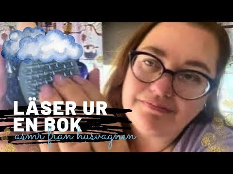 Lo-fi ASMR: Regnig dag i husvagnen - läser i en bok 📖🌧️