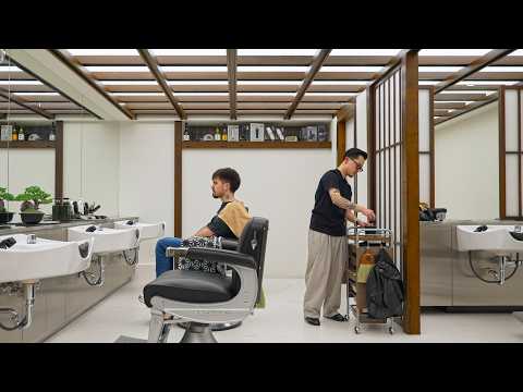 💈(ASMR) A Quiet Reset in the Heart of Tokyo — Traditional "Wa" Barbering Ritual