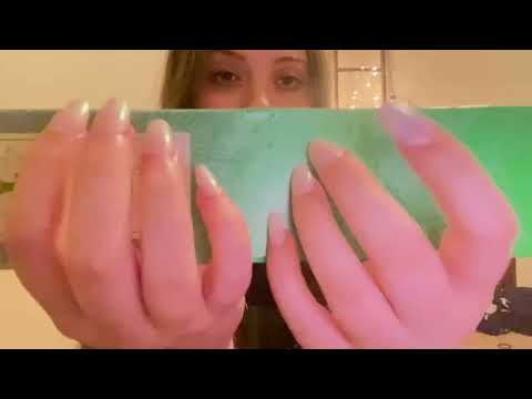 ASMR | LONG NAILS TAPPING & SCRATCHING