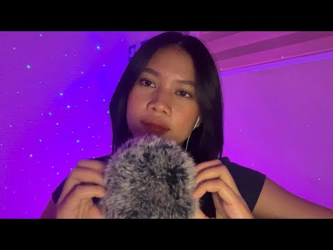 asmr mic scratching ☾ brain massage 🧠 (with fluffy mic cover) NO TALKING
