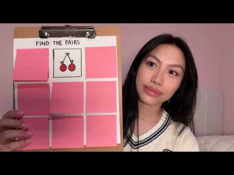 ASMR memory & cognitive screening test (soft spoken)