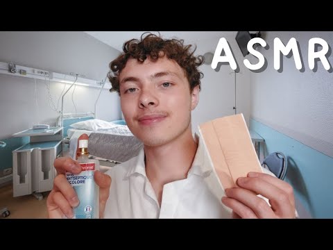 ASMR FR: Roleplay👨‍⚕️Médecin je soigne ta plaie👨‍⚕️