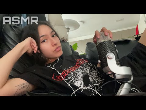 ASMR ☆ trashy chill rambles on the couch (+ triggers)