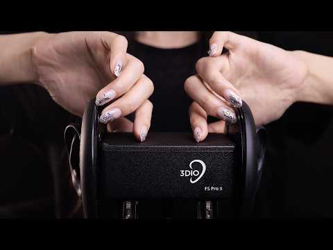 ASMR 3Dio Brain Scratching & Tapping, Metal Case Triggers (No Talking)