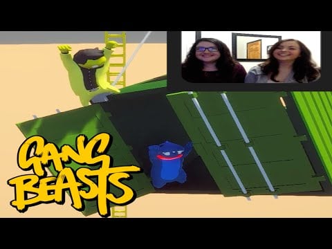 HE GOT HIT BY A TRUCK!!! (GANG BEASTS #1)