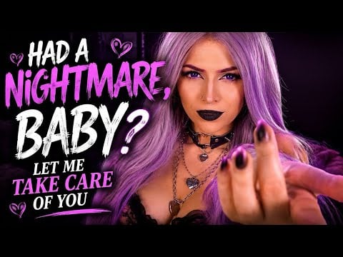 Had a Nightmare, Baby? 🖤 Goth Girlfriend Comforts You ASMR