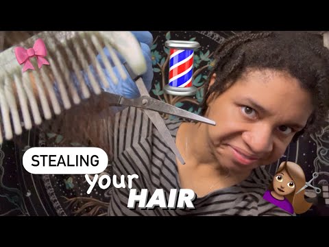 ASMR - Hair Stylist Does Your Hair Aggressively (Moriyah)