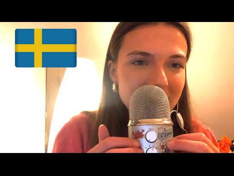 ASMR trying to speak swedish🇸🇪