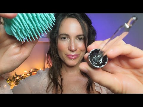 The Most Relaxing ASMR Head Massage - Scalp & Skincare POV Roleplay