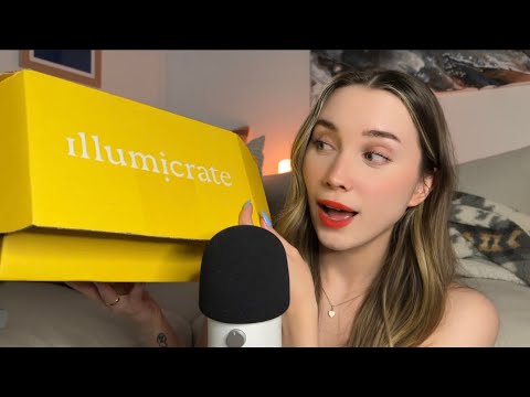 ASMR Cozy Illumicrate Book Box Unboxing (December 2024, Close Whispers)