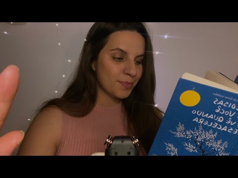 ASMR LEITURA RELAXANTE | com voz suave e chuva 🌧️